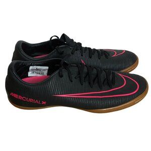 Nike Mercurial X Black and Pink Athletic Shoes